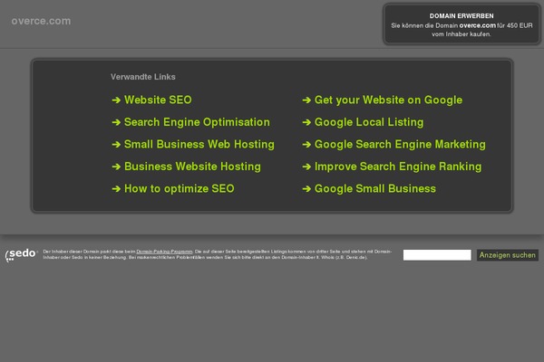 overce.com site used Discover