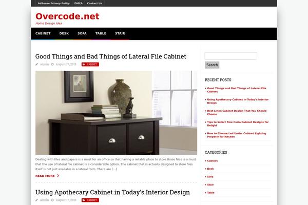 SABINA theme site design template sample