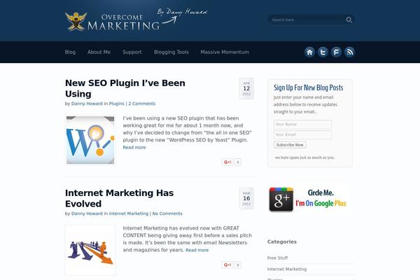 overcomemarketing.com site used Brandnew