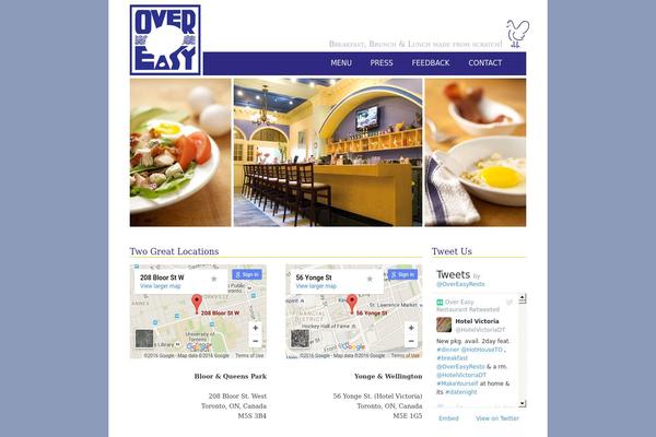 Site using Easy-restaurant-menu-manager plugin
