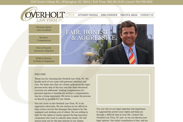 overholtlaw.com site used Overholt