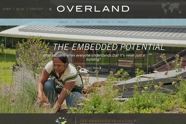 overland theme websites examples