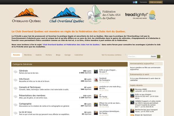 overlandquebec.com site used Treadlightly