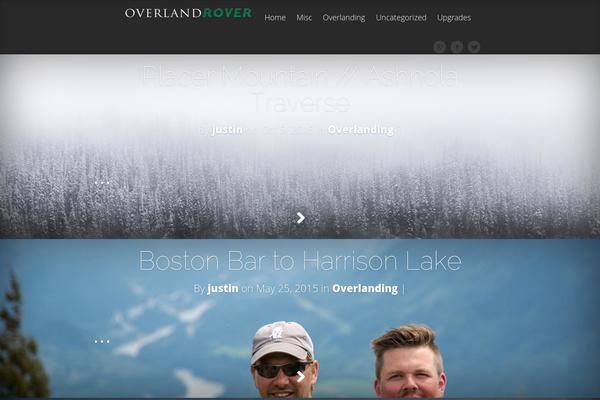 Fable theme site design template sample
