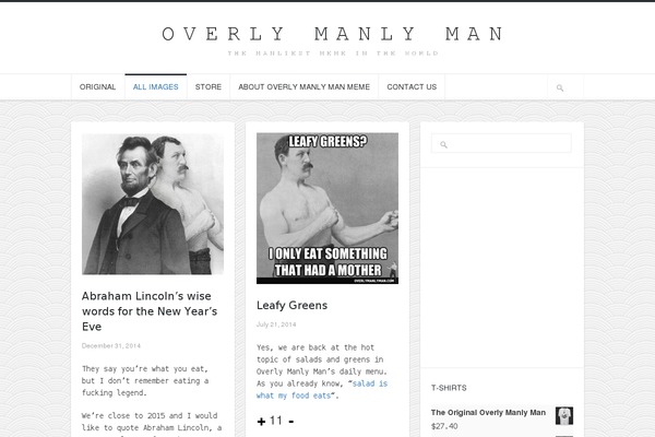 Hoarder theme site design template sample