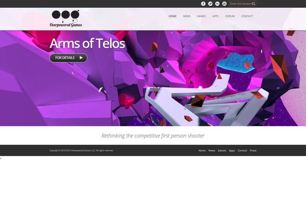Rockefeller theme site design template sample