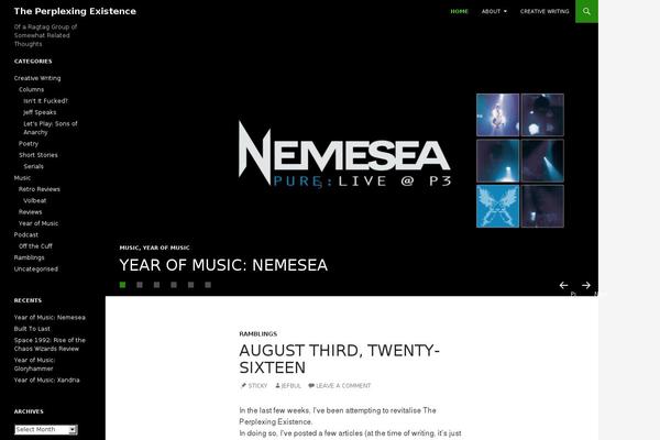 Twenty Fourteen theme site design template sample