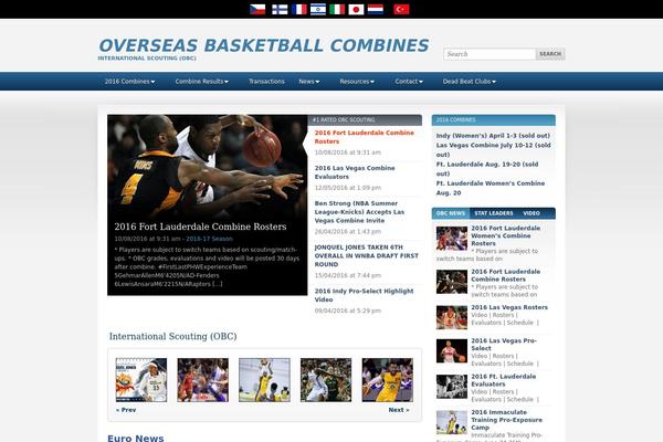 Sportpress theme site design template sample