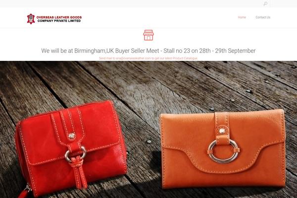 Xenia theme site design template sample
