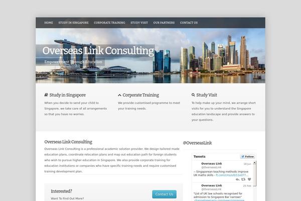 deCente theme site design template sample