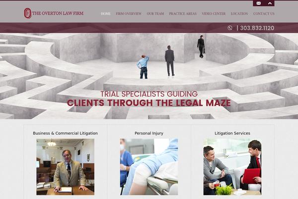 Overton website example screenshot