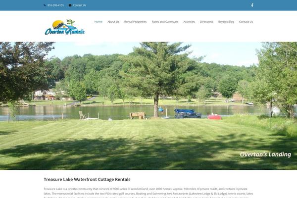 Total theme site design template sample