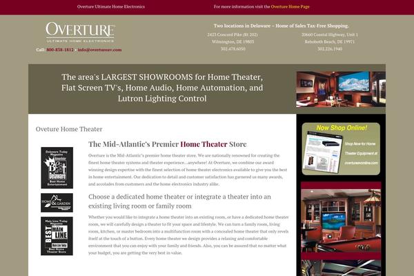overturehometheater.com site used Rt_audacity_wp