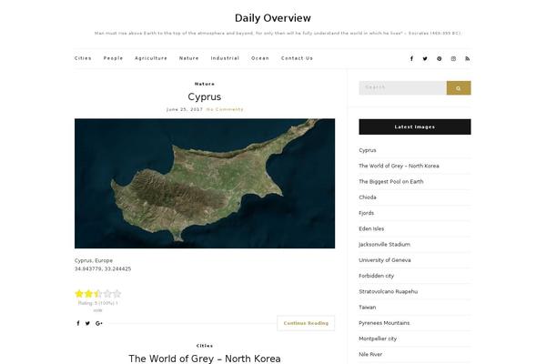 Olsen Light theme site design template sample