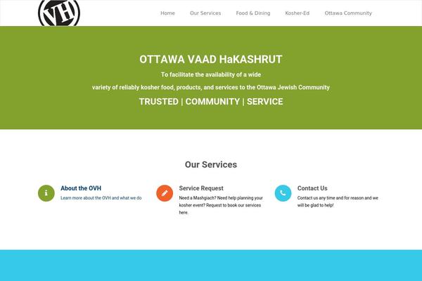 Starter theme site design template sample