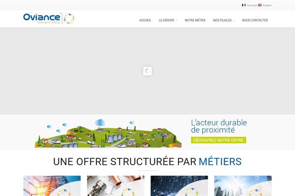 Savia theme site design template sample