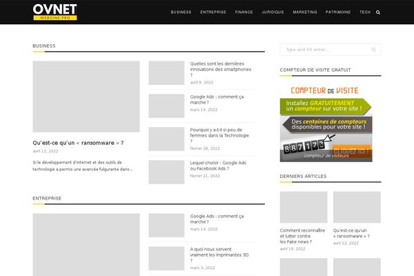 Site using Penci-review plugin