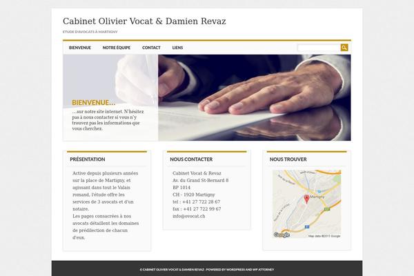 Attorney theme site design template sample