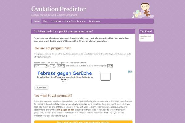 Babylog theme site design template sample