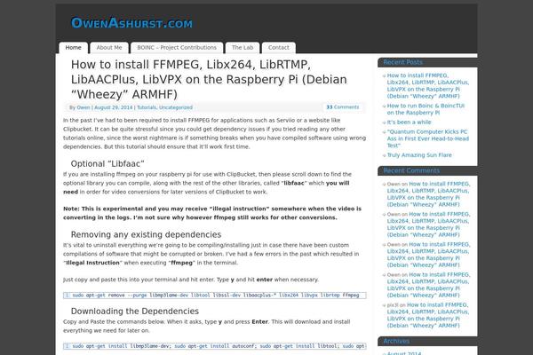 Site using Contact Me plugin