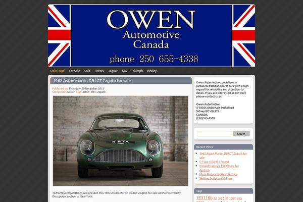 Northern-Clouds theme site design template sample