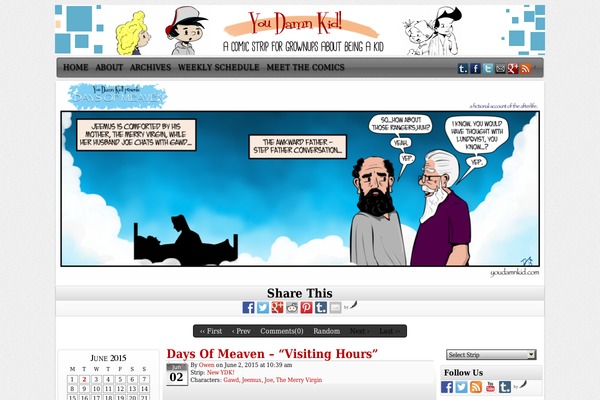 ComicPress theme site design template sample