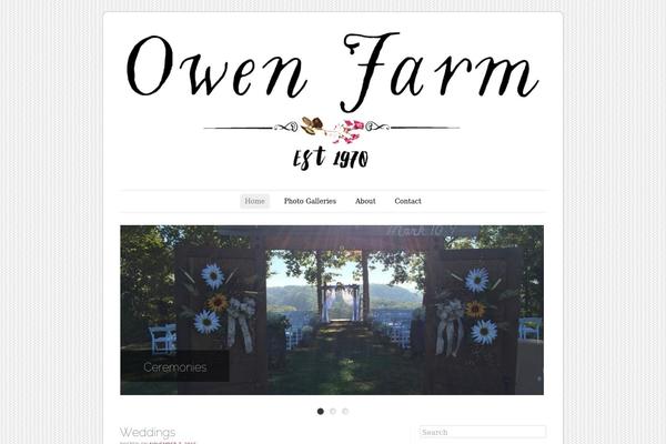 Forever theme site design template sample