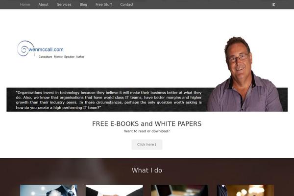 Full Frame theme site design template sample