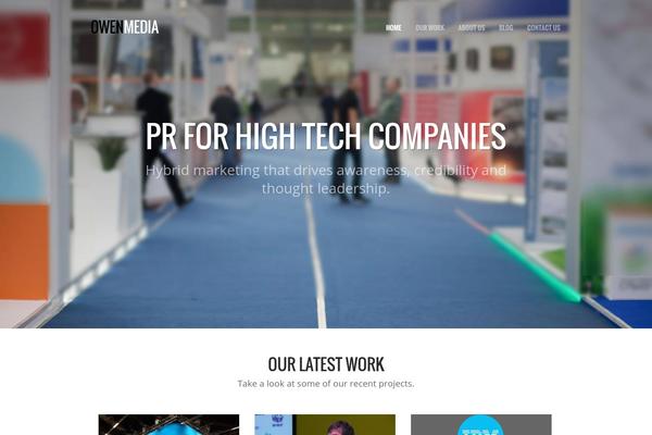 Hayden theme site design template sample