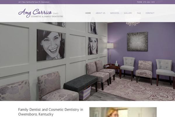 Bridge Child theme site design template sample