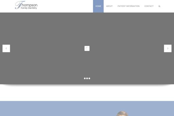 Dental theme site design template sample