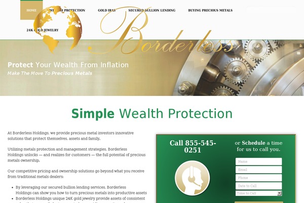 Jupiter theme site design template sample