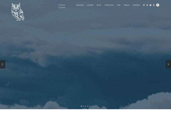 Story theme site design template sample