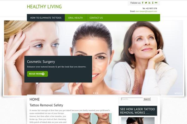 SKT Bizness theme site design template sample