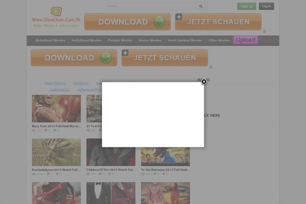 Site using Ax ScrollTo Top plugin