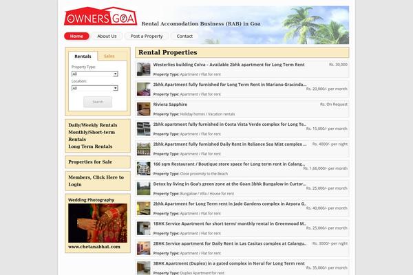 ownersgoa.com site used Property