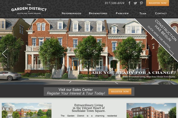 Visia theme site design template sample