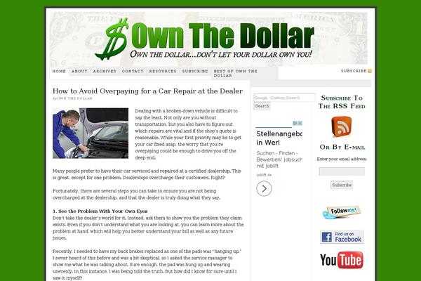 ownthedollar.com site used Thesis_17b3