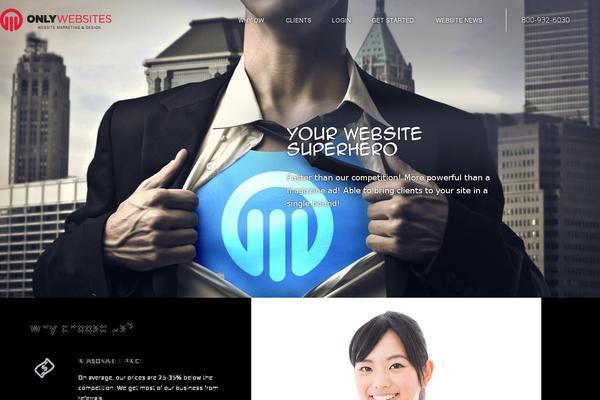 Onlywebsites theme site design template sample