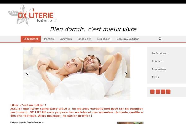 ox-literie.com site used Twentythirteen2