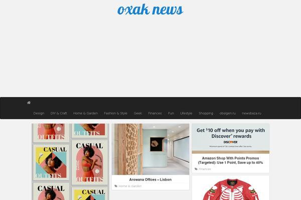 PR Pin theme site design template sample