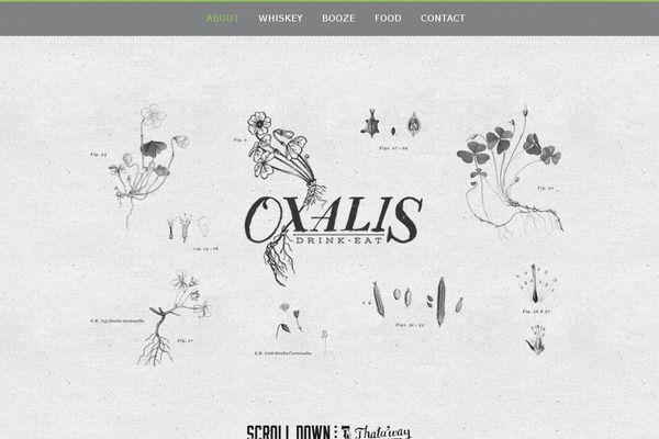 oxalisbywater.com site used Penandpaper_wp_1.6