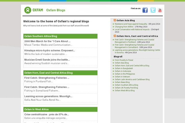 Blue Box theme websites examples