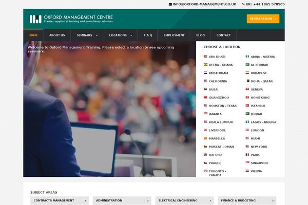 Oxford theme site design template sample
