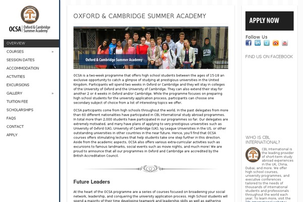 oxfordcambridgesummeracademy.com site used Sokar