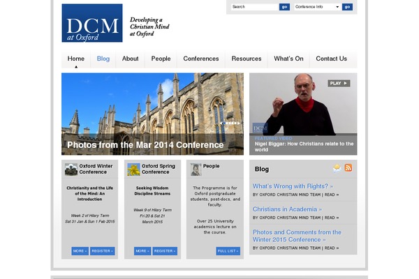 Dcm theme site design template sample