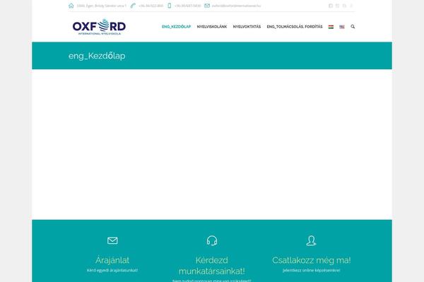 Language-school theme site design template sample