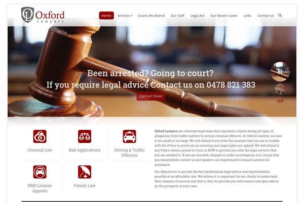 oxfordlawyers.com.au site used Oxford