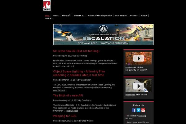oxide theme websites examples