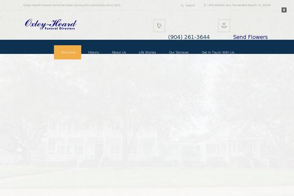 Blessing theme site design template sample